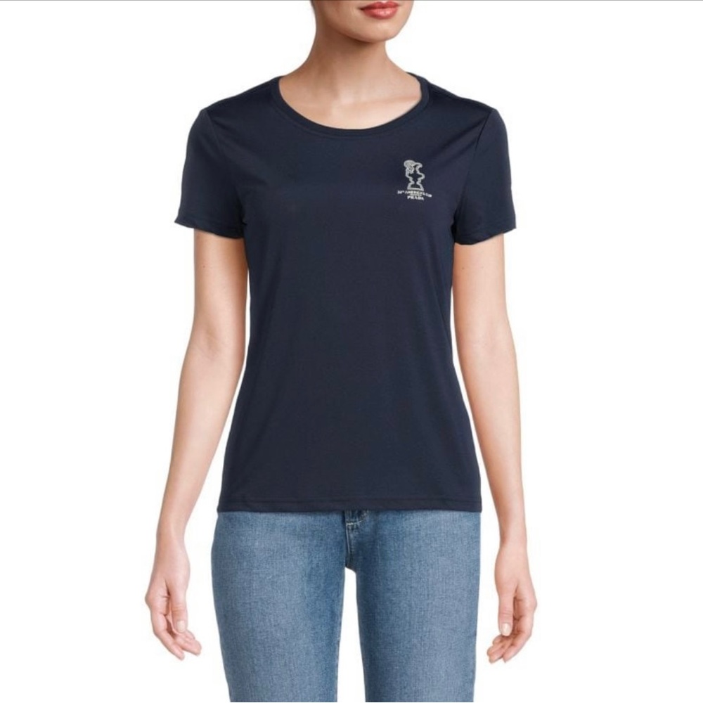 Prada X North Sails Logo Crewneck T-Shirt NWT